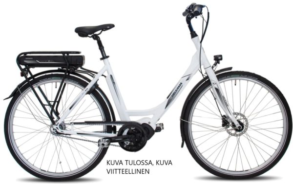 Helkama Tuuli on sähköpyörä uutuus seitsemällä vaihteella. Tuuli sähköpyörä on parhaimmillaan työ-tai vapaa-ajan ajelussa asfaltilla rennolla asenteella.