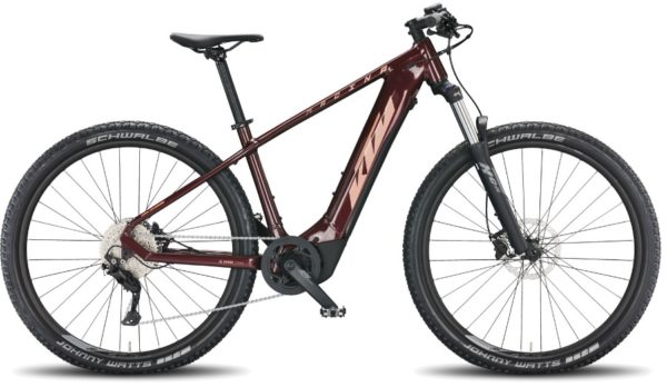 KTM Macina Team 673 sähköpyörä tumman punainen, legendaarista laatua suoraan Itävallasta.